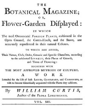 [Gutenberg 43858] • The Botanical Magazine, Vol. 13 / Or, Flower-Garden Displayed